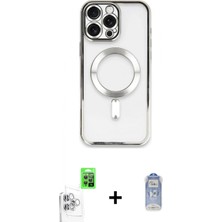Marsilyan™- iPhone 16 Pro Kılıf Nova Işık Özel Seri - Siyah Joko Magic 5d Cam + Raze Metal Kamera Lens - Bz