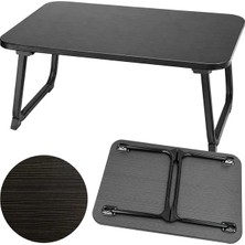 Sunup SN-29692 Katlanabilir Laptop Masası ve Yatak Koltuk Üzeri Tepsisi Siyah 60X40CM