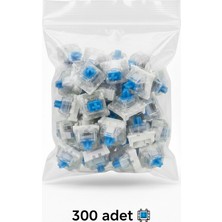 3D Baskı Ürünleri Için Blue Switch - Klavyeler Için Mavi Sesli Clicker 300 Adet