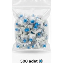 3D Baskı Ürünleri Için Blue Switch - Klavyeler Için Mavi Sesli Clicker 500 Adet