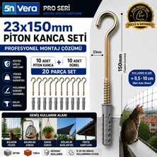 5N Vera 23X150 Pro Seri Piton Kanca Seti – Güçlü Sabitleme ve Profesyonel Montaj Çözümü