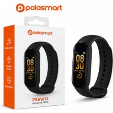 NIXCON Polosmart PSSW12 Akıllı Bileklik Bluetooth Nabız Ölçer Adım Sayar Spor Bilekliği