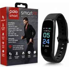 NIXCON Polosmart Smartfit PSSW01 Akıllı Bileklik Nabız Ölçer Adım Sayar Bluetooth Spor Bilekliği