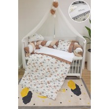 Baby Clime Masal Serisi 70X120 Park Yatak Bebek Uyku Seti Cibinlikli Örgü Korumalı