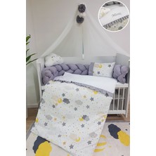 Baby Clime Masal Serisi 80X130 Isim Nakışlı Beşik Uyku Seti Fırfırlı Nevresim