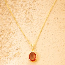 Shine Of Spirit Gümüş Kolye. Zultanit Taşı. (Oval)