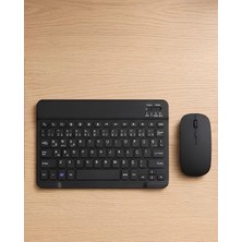 Epilons Sessiz Tuşlu Kablosuz Kl.ye Mouse Seti Çoklu Cihaz Uyumlu