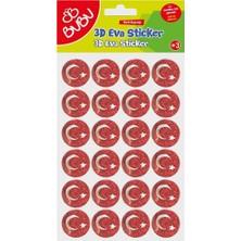 Sinerjim Bu-Bu Simli Eva Sticker Ay ve Yıldız 24'lü Sticker