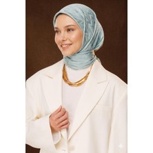 Ang-Scarf 95 x 95 Çağla Renk Luxury Şakar Eşarp - Ağırlık Yapmaz - Dört Mevsim Kullanıma Uygun - Kayma Yapmaz