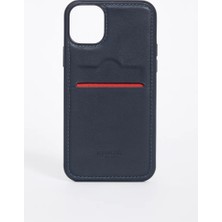 Piyasa Sepeti Apple iPhone 11 Kartlıklı Rich Boss Lüx Deri Kılıf Lacivert