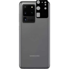 Samsung Galaxy S20 Ultra Uyumlu Zore 3D Kamera Camı