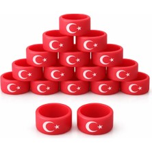 Demet Home 10 Adet Ay Yıldız Silikon Lastik Bant Vape Band 22 mm Vape Bant
