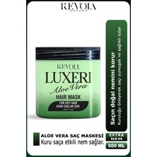 Revola Expert Revola Luxeri Aloe Vera Saç Maskesi, Kuru Saçları Nemlendirir ve Yumuşak, Sağlıklı Görünüm Kazandırır 500ML