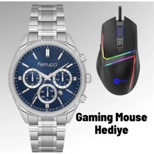 Ferrucci Ferruci Erkek Kol Saati Gaming Mouse Hediye