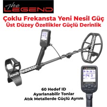 Nokta The Legend Izmit Dedektör Multi Frekans Su Geçirmez Profesyonel Metal Altın Define ve Tek Para  Dedektörü