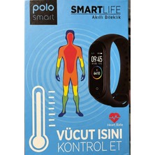 NIXCON Polo Smart Smartlife Akıllı Bileklik Nabız Uyku Takip Adımsayar Vücut Isı Ölçer