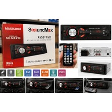 Soundmax SX-MX293 4X50W USB Sd Aux Fm Radyo Oto Teyp Kumandalı