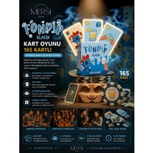 Mersi Shop Fondip Klasik Kart Oyunu 165 Kartlı Yetişkin Parti Eğlence Oyunu