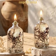 Imperiums Dekoratif Kandil Mum 100 ml Deniz Kabuğu 2'li Set