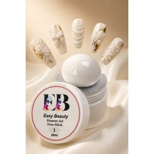 Easy Beauty Hamur Gel 20ML Beyaz Tırnak Süsleme Hamur Jel Non-Stıck 1