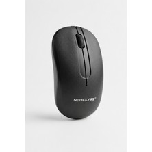 ArmoniaVital Kablosuz Optik Mouse 2.4ghz Siyah Laptop Bilgisayar Faresi Ev Ofis Uyumlu Tak Çalıştır Mause