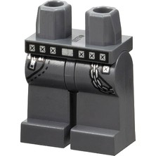 LEGO Minifigür Parçaları: Legs Decorated, Bacak, Ayak: 970C00PB1055