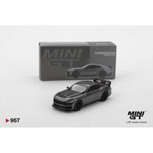 Mini T Mini Gt 1/64 957 Ford Mustang Dark Horse 2024 Carbonized Gray