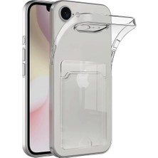 Hsc Bilişim Iphone 16E Kılıf Kart Şeffaf Silikon - Şeffaf