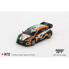 Mini T Mini Gt 1/64 972 Hyundai I20 N Rally1 #11 2023 Rally Croatia Power Stage Winner
