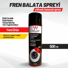 Wöller Fren Balata Spreyi Profesyonel Temizlik İçin 500 ml 360 Derece Uygulama