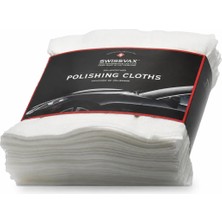Swissvax Polishing Cloths - %100 Saf Pamuklu Dikişsiz Parlatma Bezleri (10’lu Paket)