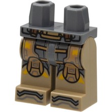 LEGO Minifigür Parçaları: Legs Decorated, Bacak, Ayak: 970C69PB17
