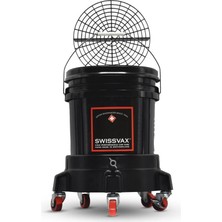 Swissvax Wash System - Profesyonel Güvenli Araç Yıkama Sistemi (Kova ve Izgara Seti)