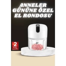 Calperia Anneler Gününe Özel Hediye El Rondosu Doğrayıcı Şarjlı Taşınabilir