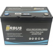 Orbus 12.8 Volt 100 Amper Lifepo4