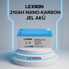 Lexron 12V 210AH Deep Cycle Solar Jel Akü