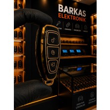 Barkas Elektronik Ford Kuga Focus Mondeo Fiesta Anahtar Kılıf Siyah Gold