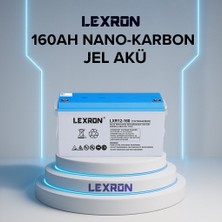 Lexron 12V 160AH Deep Cycle Solar Jel Akü
