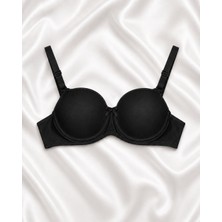 Skin Verse Siyah Dolgulu - Balenli Toparlayıcı Sütyen