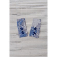 Çukurova Ütü Hava Kuvvetleri Kamuflaj Üsteğmen Omuzluk Apolet Rütbe 1 Çift