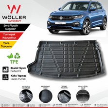 Wöller Volkswagen T Cross Bagaj Havuzu 2022 2026 Arası Uyumlu 3d Ultraflex Esnek