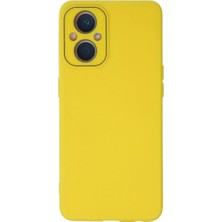 Uslucan Alışveriş Reno 7 Lite Kılıf Lansman Glass Kapak - Sarı