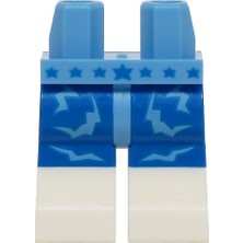 LEGO Minifigür Parçaları: Legs Decorated, Bacak, Ayak: 970C07PB15