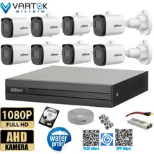 Dahua 8 Kameralı Full Hd 1080P Ahd Kayıt Seti + 500GB Hard Disk – Iç Dış Mekan Uyumlu