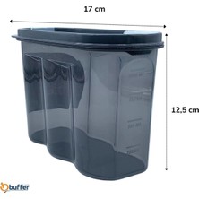 Ozcmax 2 Kapaklı Ölçekli Erzak Saklama Kabı - 1,2 Litree - SA930