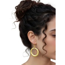 Gold Halka Küpe