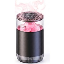 Başkenttekno Araç Içi Aroma Difüzörü Hava Nemlendirici Rgb Işıklı Şarjlı Oda ve Araba Kokusu TCF01