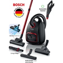 Bosch Kumandalı Kontrol Turbo Halı Döver Başlıklı Serie 6 Propower 850 W Toz Torbalı Süpürge