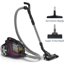Philips Marathon Super Güçlü Turbo Başlıklı Ultra Premium 899 Watt Toz Torbasız Süpürge