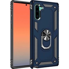 ZM Store Galaxy Note 10 Uyumlu Kılıf Vega Tank Yüzüklü Standlı Kapak